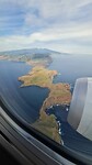 De landtong Caniçal en Ponta de São Louenşo mooi zichtbaar