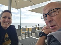 Chillen op het terras in Ponta do Sol