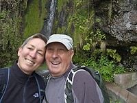 Happy hikers