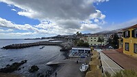 Zeezicht vanaf Forte de São Tiago
