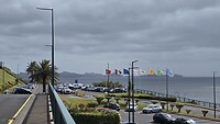 Luchthaven Madeira met São Lourenço op de achtergrond