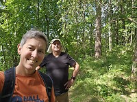 Soms door het bos, lekker koel