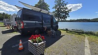 Heerlijk landen op eigen terras na de wandeling