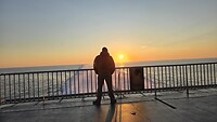 Sunset in de Skagerak