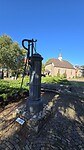 Waterpomp bij de kerk in Zeddam