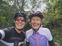 The ladies having fun