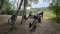Lunch in het bos