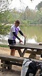 Lunch in het bos