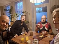 Snel ontbijtje in Montfort bij B&B Het Gouden Hert