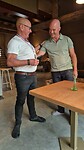 Onze nestor is als eerste aan de beurt voor zijn medaille