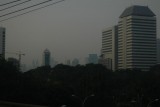 Zonsopkomst in Jakarta