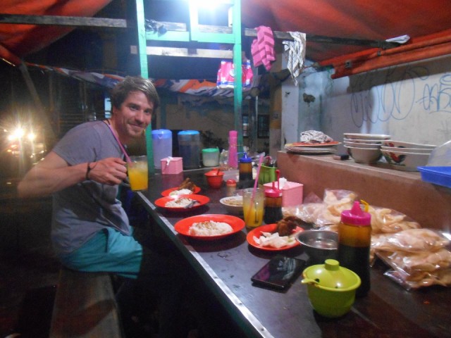 Mijn eerste avond. Streetfood!