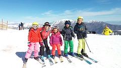 skiën met onze buurvrouw