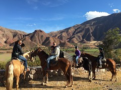 paardrijden in de Sacred Valley