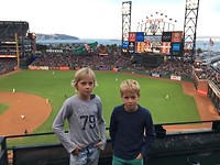 basebal wedstrijd van de SF Giants