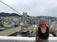 Uitzicht over de stad Busan