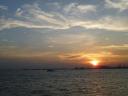 Zonsondergang op Sentosa
