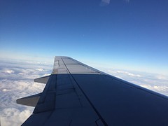 In the air