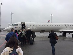 In een klein vliegtuig richting Helsinki