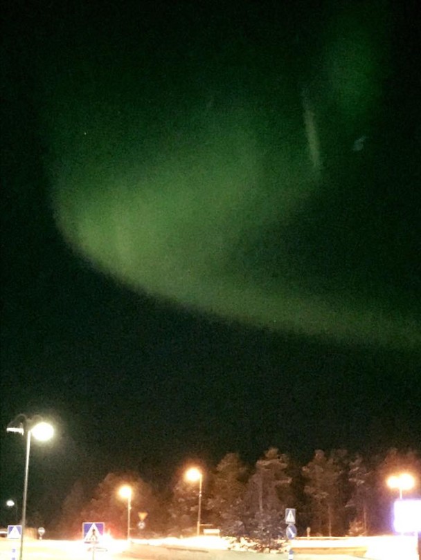 Northern Light (niet onze eigen foto helaas, maar van mede student)