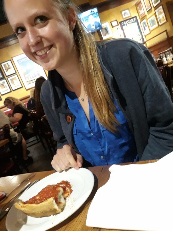 Deep dish pizza is blije gezichtjes :P