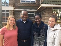 Samen met Hillary en Carol, geweldige mensen
