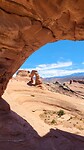 Uitzicht op de Delicate Arch