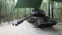 Oude Amerikaanse tank