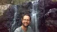 Ik en de waterval