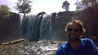 Ik en de waterval