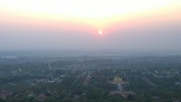 Zonsondergang Saigang Hill