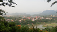 Uitzicht op Luang Prabang