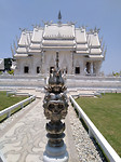De bizarre witte tempel