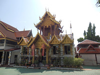 Een tempel in Chiang rai