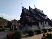 De houten tempel