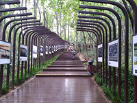 Op weg naar het mausoleum