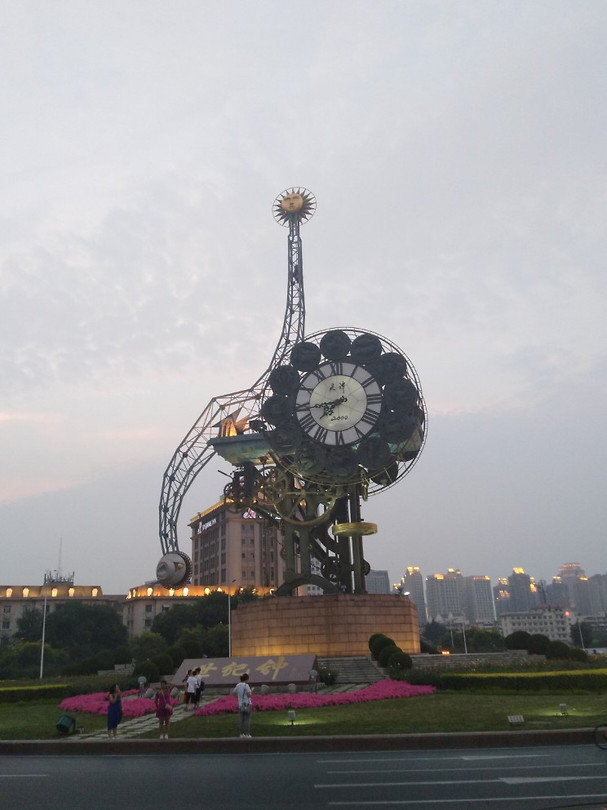 Een oude klok in Tianjin