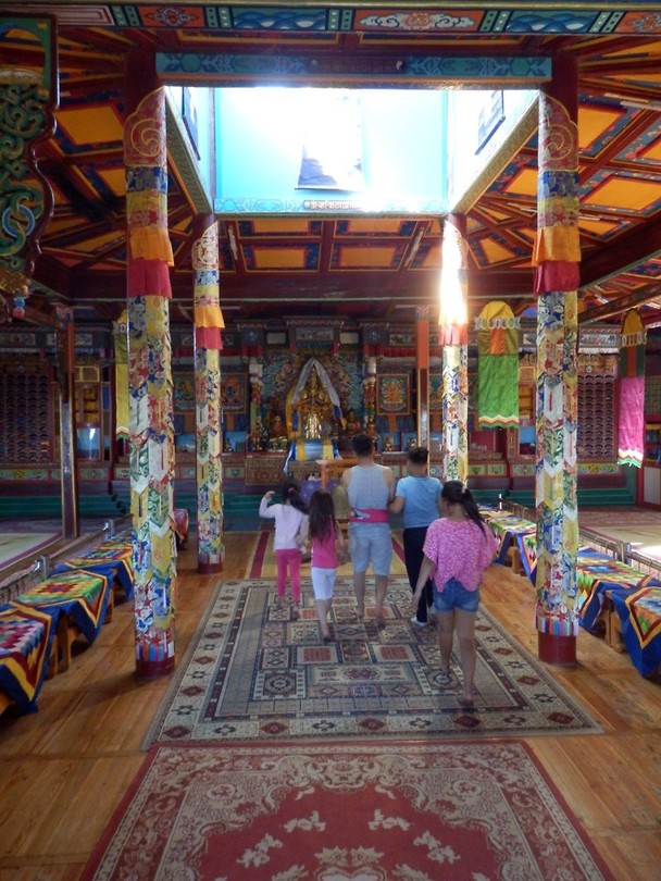 In de tempel