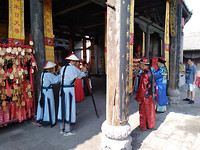 Bij de tempel in Pingyao