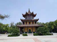 Ergens in een parkje in Xian