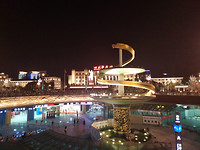 Het centrale plein in Chengdu