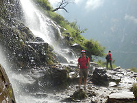 Onderweg een waterval