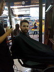 Bang... Bij de barbier