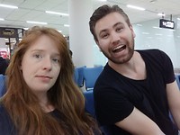 Aangekomen op Don Mueang, het wachten kan beginnen