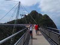 Stijn op de SkyBridge