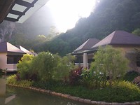 Uitzicht vanuit onze villa