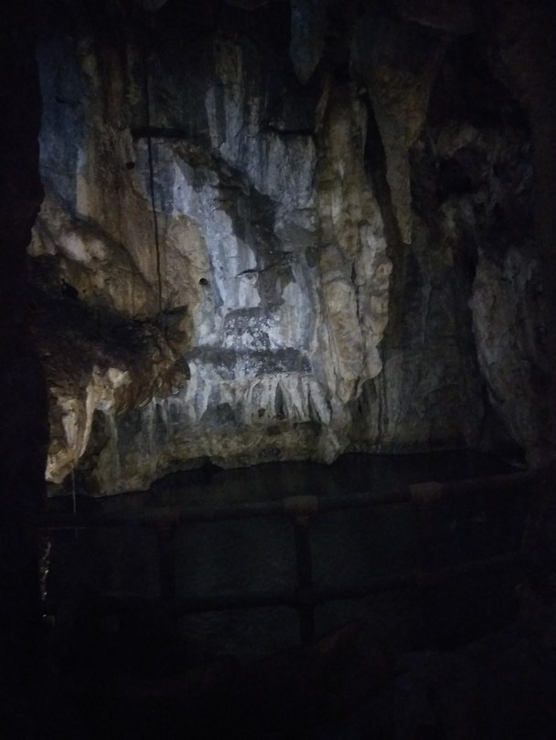 De steam cave, een slechte foto maar dan hebben jullie een indruk