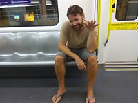 Weer in de metro!