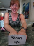 Marijke wordt verwelkomd in het Maleisisch