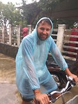 Heeeeeel blij met de poncho's want ze waren nodig!